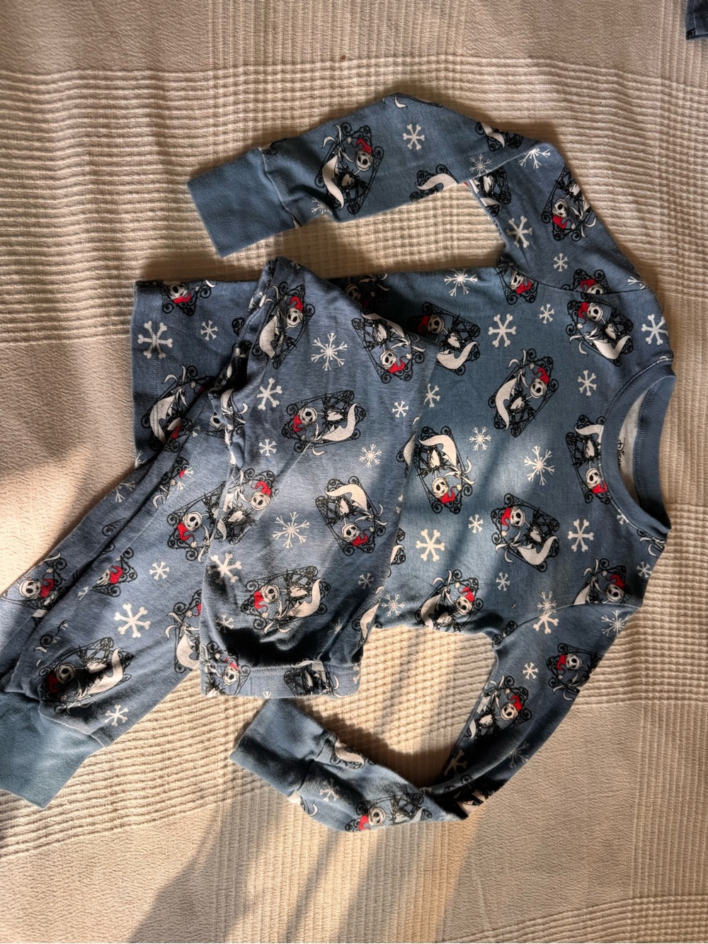 Disney Blue Penguin and Snowflake Kids Pajama Set